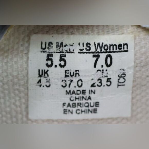 VANS Classic Slip-On Aloha Dress Blues Paisley RARE Floral Size 5.5 Men 7 Women - Picture 11 of 11